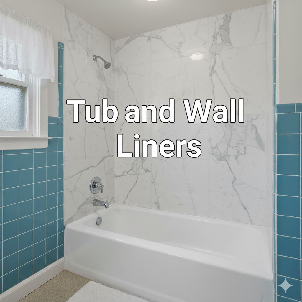 Marble-look tub and wall liner installation in Westland, MI
